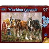 XL Jigsaw Puzzle - WORKING LEGENDS 
CAN I COME TOO? (500pcs)