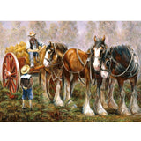 XL Jigsaw Puzzle - WORKING LEGENDS 
CAN I COME TOO? (500pcs)