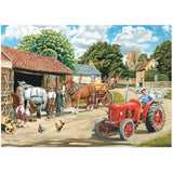 XL Jigsaw Puzzle - THE ENGLISH VILLAGE S3 Passing the Smithy (500pcs)