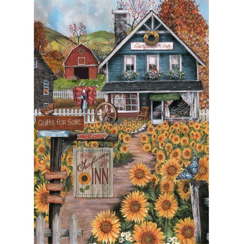 XL Jigsaw Puzzle - FOR SALE The Sunflower Inn (500pcs)