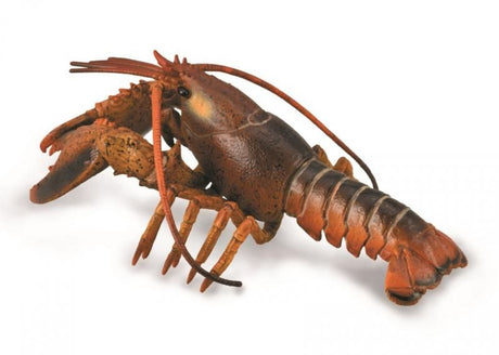 Lifelike 15cm Collecta Lobster figurine showcasing realistic textures and vibrant colors, perfect for collectors and ocean lovers.