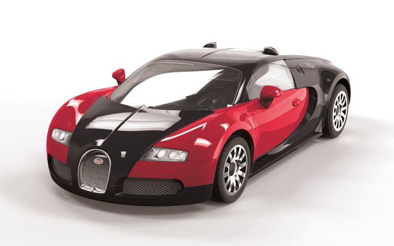 Airfix Kit Model - Bugatti Veyron 16.4 (Black & Red )