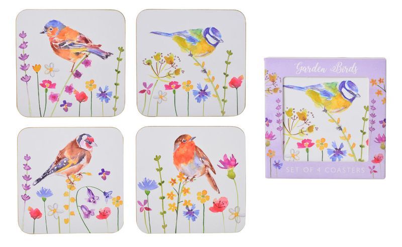 Coasters - Garden Birds S/4 (2 Sets)