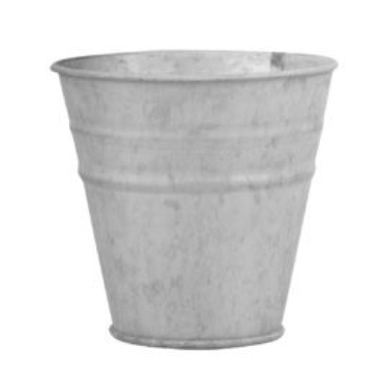 Old Zinc Flower Pot - 12cm (Set of 6)