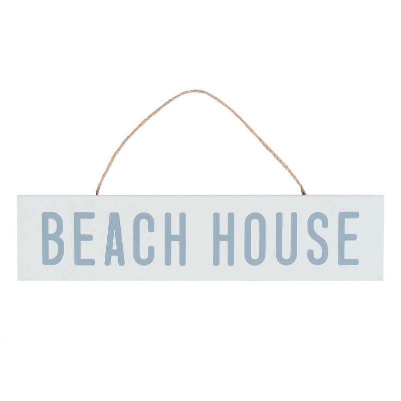 Beach House Hanging MDF Sign