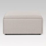 Versatile Otto Single Sofa Bed in Natural, easily transforms from stylish seating to a comfortable bed for guests.