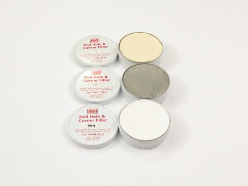 Bright red 2oz nail hole filler for quick, seamless repairs on various surfaces, ideal for DIY and professional use.