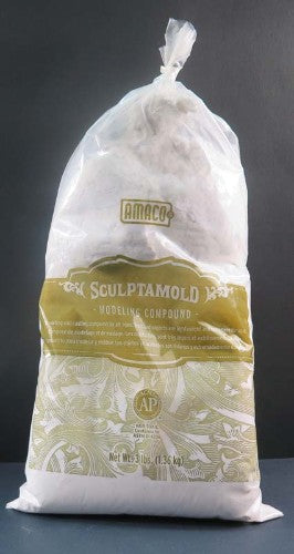 Amaco Sculptamold 3lb is a versatile, non-toxic modeling compound ideal for detailed dioramas, sculptures, and creative projects.
