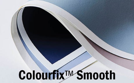 Craft Paper Pad featuring Colourfix Smooth texture, 340g weight, ideal for various art mediums, comes with 10 sheets.