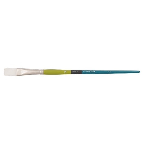 Premium 10-inch flat brush with Taklon bristles for smooth strokes in watercolor, acrylic, and oil painting.