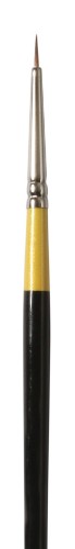 High-quality Artist Brush - System 3 S85 Round #3/0 with synthetic hair for precision painting in acrylics and ergonomic black handle.