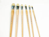 DASS150 Hog Bristle L/H Filbert #8 artist brush with premium bristles for smooth application and versatile strokes.