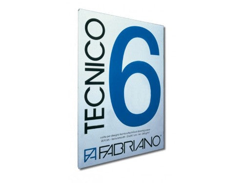 Technico 6 Pad with 20 sheets of 240g smooth, acid-free paper for precise technical drawing and illustration.