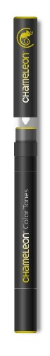 Olive Green Chameleon Pen with dual brush and bullet nibs for vibrant blending and detailing in art projects.