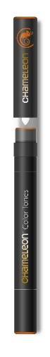 Chameleon Pen - Hot Cocoa Br2: versatile double-ended marker with brush and bullet nibs for seamless color blending and creativity.