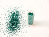 Aqua glitter in 1kg, perfect for vibrant art projects, scrapbooking, and DIY crafts, with an eco-friendly formula.
