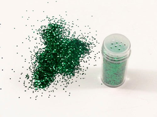 Green glitter in a 1kg pack, perfect for crafts, adding shimmer to projects like cards, scrapbooks, and decorations.