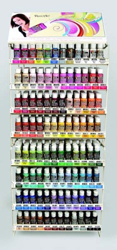 Vibrant 2oz Bright Purple acrylic paint, perfect for smooth coverage on canvas, wood, and fabric in arts and crafts projects.