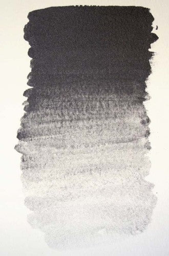 Acrylic paint in Rewet Grey 3, resembling graphite effects for versatile drawing and sketching with a creamy texture.