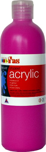 Acrylic Paint - Fas Student Acrylic 500ml Magenta