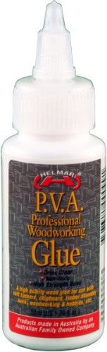 Helmar Prof PVA Wood Glue 50ml offers strong, clear-drying adhesion for versatile woodworking projects, safe and easy to use.