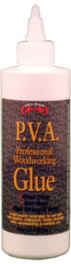 Clear-drying 250ml Helmar Prof PVA Wood Glue, ideal for strong bonds in woodworking and crafts. Non-toxic, easy to apply.