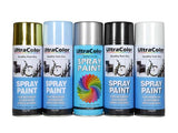 Ultracolor 250g Matt White Spray Paint for smooth, fast-drying finishes with adjustable spray nozzle for versatile application.