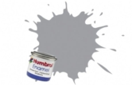 14ml tin of Humbrol Enamel 40 Pale Grey paint, perfect for model kits and versatile for various surfaces.