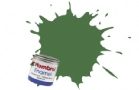 Humbrol Enamel 88 Deck Green 14ml paint tin, perfect for models, providing vibrant color, fast-drying formula, and excellent coverage.