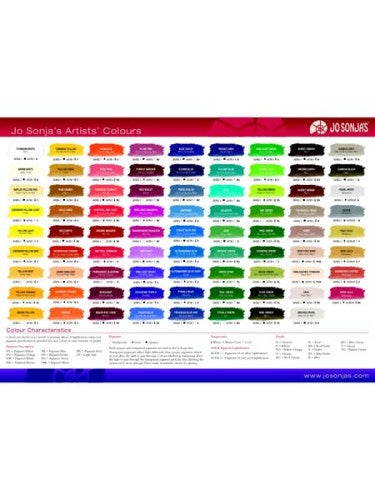 Vibrant Jo Sonja's Storm Blue acrylic paint in a 75ml tube, offering a rich matte finish and exceptional handling for artists.