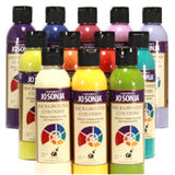 Acrylic paint bottle in Claret Rose, 250ml, vibrant, high-quality formula for artists, ideal for various surfaces and projects.