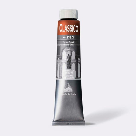 Artist Oil Paint 200ml in Pozzuoli Earth, featuring rich tones, high pigment concentration, and exceptional lightfastness for art enthusiasts.