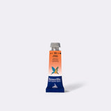 Bright Cadmium Orange watercolour in a 15ml tube, featuring high transparency and pure pigments for vibrant artistic creations.