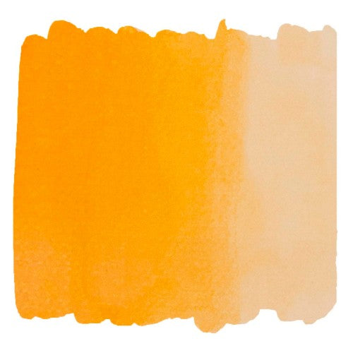 Vibrant 15ml Permanent Orange watercolour by Maimeri Blu, known for its transparency and rich pigmentation for artists.