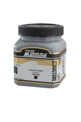 250ml Matisse Structure Acrylic Paint in Carbon Grey S1, ideal for textured effects and versatile applications for artists.