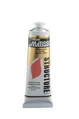 Vibrant Aust Salmon Gum acrylic paint in 75ml tube, perfect for textured effects with brush or palette knife.