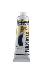 Matisse Structure Acrylic Paint in Midnight Blue (75ml) offers rich texture, vibrant color, and exceptional lightfastness for artists.