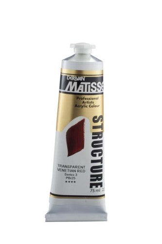 Acrylic Paint - Matisse Str 75ml Trans Venetian Red S3