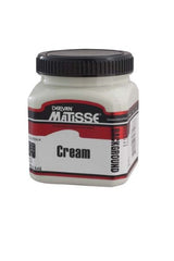 250ml jar of Matisse Background Cream Acrylic Paint, ideal for priming and versatile for various artistic surfaces.