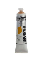 Matisse Flow Acrylic Paint in Aust Sienna S3, 75ml, offers a vibrant, low-sheen formula ideal for detailed artistry and mural work.