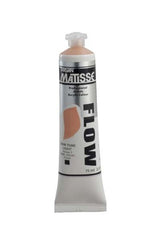 Matisse Flow Acrylic Paint 75ml in Skin Tone Light, perfect for smooth brush strokes and versatile art techniques.