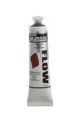 Matisse Flow 75ml Trans Venetian Red S3 acrylic paint offers vibrant color and a smooth, controlled flow for artists.