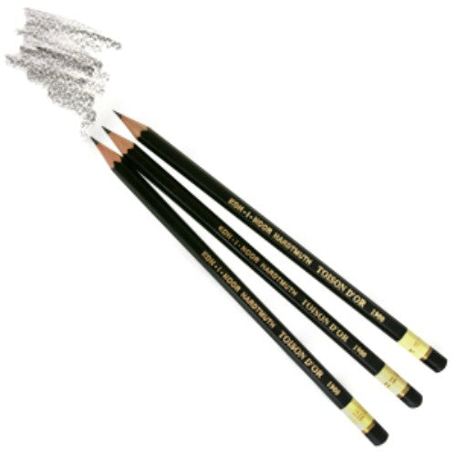 Assorted pack of 6 high-quality graphite pencils for versatile drawing and drafting, featuring varying degrees of hardness.