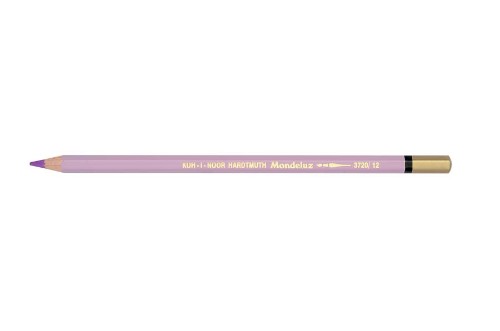 Red Violet Mondeluz Aquarelle Pencil showcasing vibrant, water-soluble color core for watercolor art and mixed media projects.