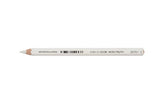 White Mondeluz Aquarelle Pencil for artists, featuring soft water-soluble lead for vibrant strokes on various surfaces.