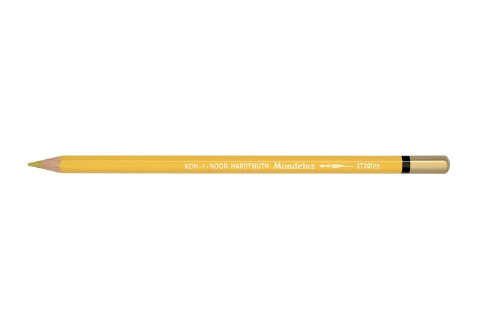 Gold Ochre Aquarelle Pencil by Mondeluz, featuring water-soluble pigments for vibrant color and watercolor effects.