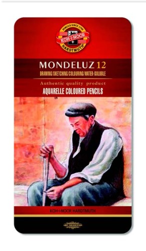 Monteluz Pnc In Tin 12'S features vibrant aquarelle coloured pencils with rich pigments for versatile artistic techniques.