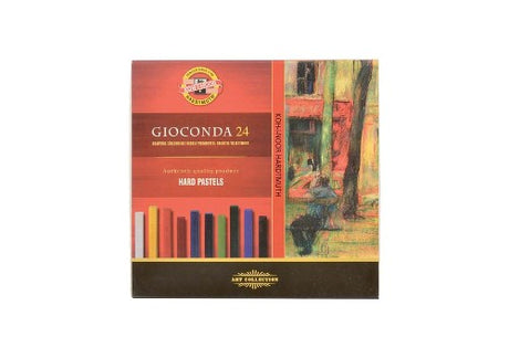 Vibrant Gioconda Oil Chalks 24s set, ideal for artists with rich colors for blending on various surfaces.