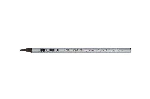 Progresso Aquarelle Brown Dark Pencils in a pack of 12, featuring hexagonal barrels for comfort and excellent blendability.