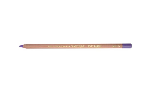 Soft Pastel Chalk Pencil in Reddish Violet, featuring a 4.2mm lead for vibrant, precise artwork and easy sharpening.